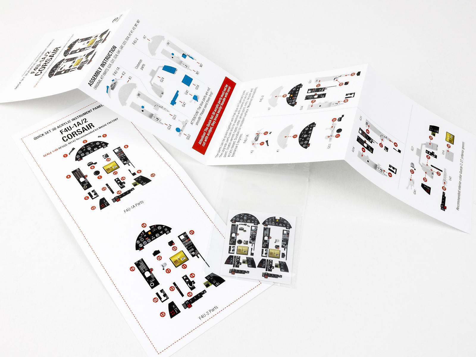 F4U-1A/2 Corsair (dual set)