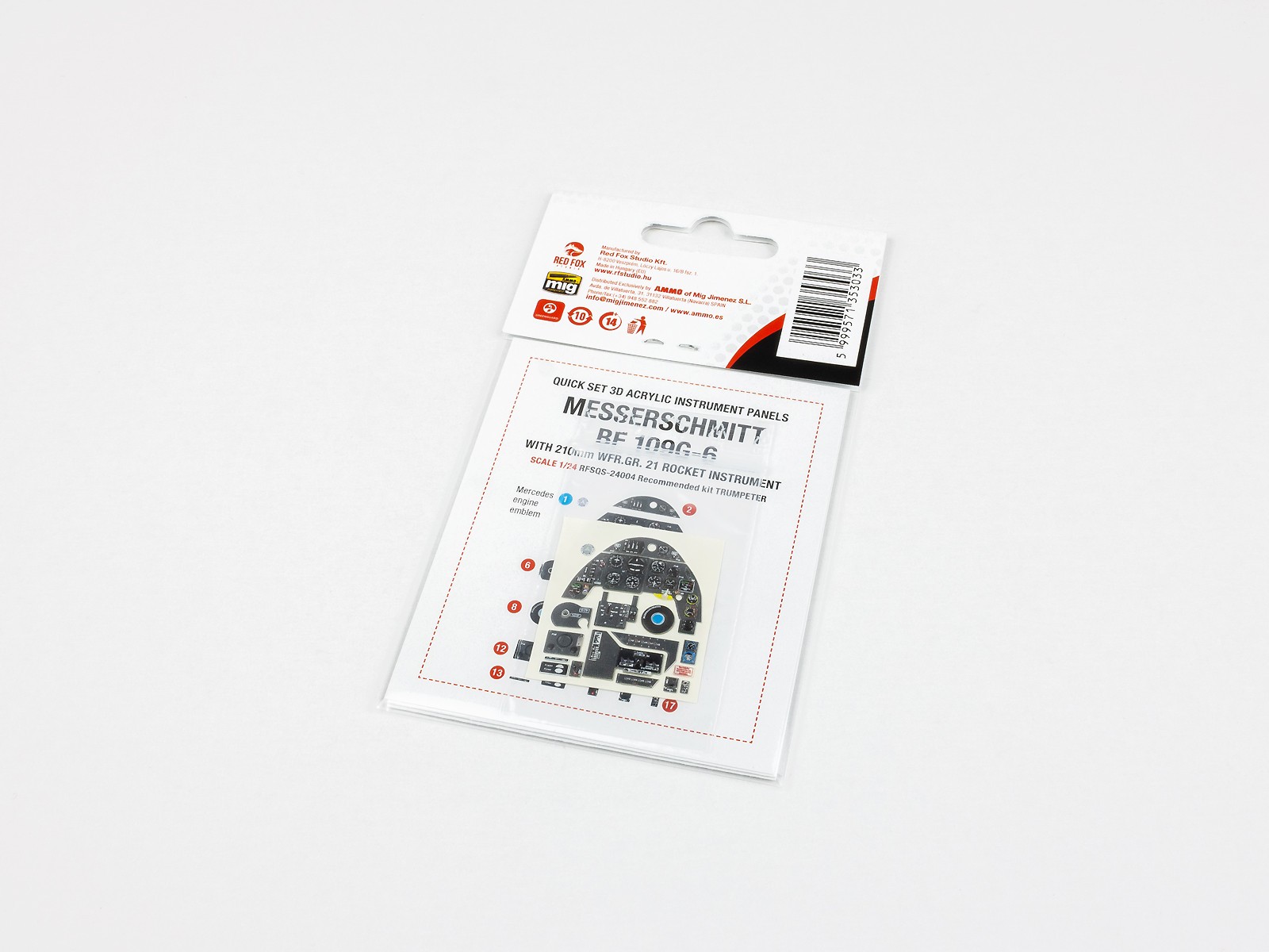 Messerschmitt Bf 109G-6 with WFR.GR.21 Rocket panel