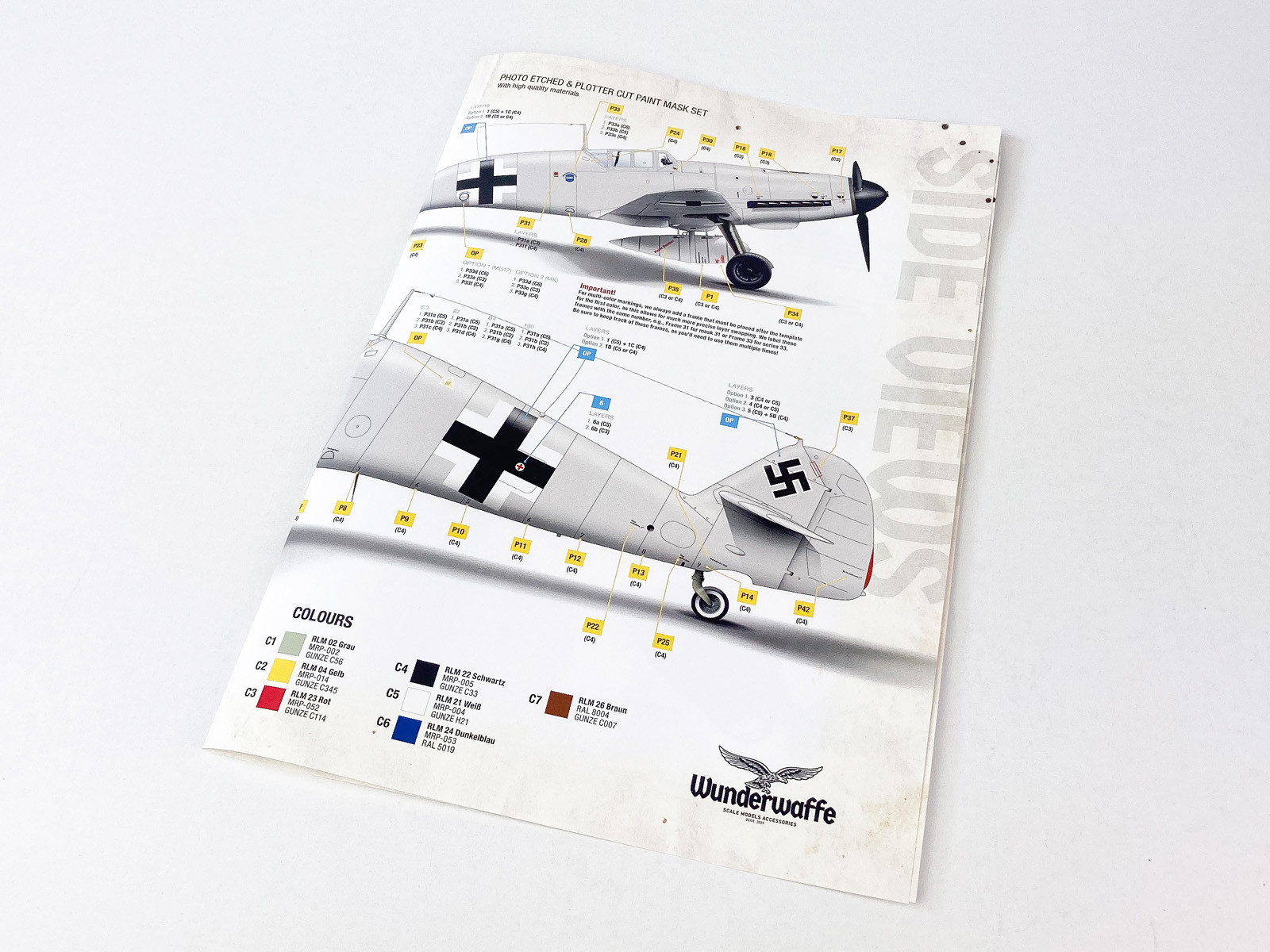 Messerschmitt Bf 109 G Standard Stencil Set
