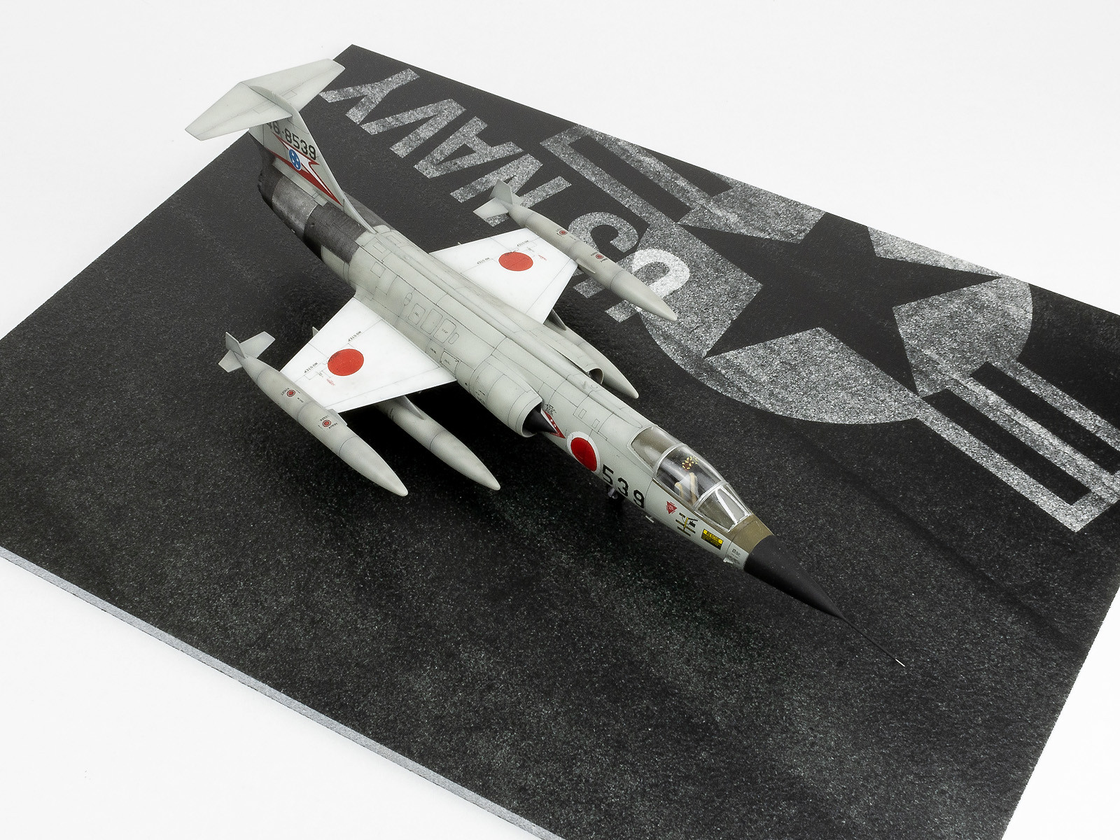 Asphalt Diorama Base - NAVY 300x230mm