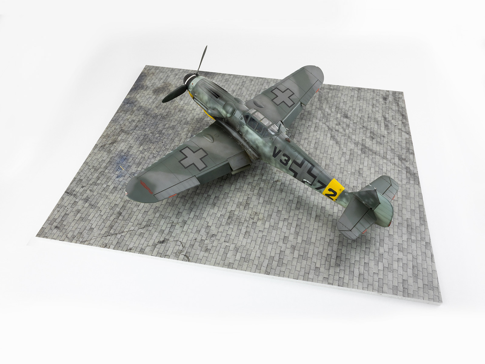 WWII German Brick Base Type 6 380x320mm