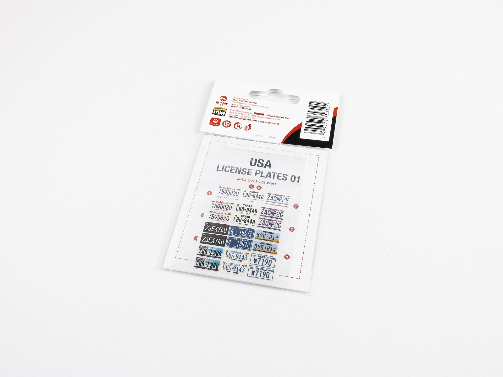 USA License Plates 01