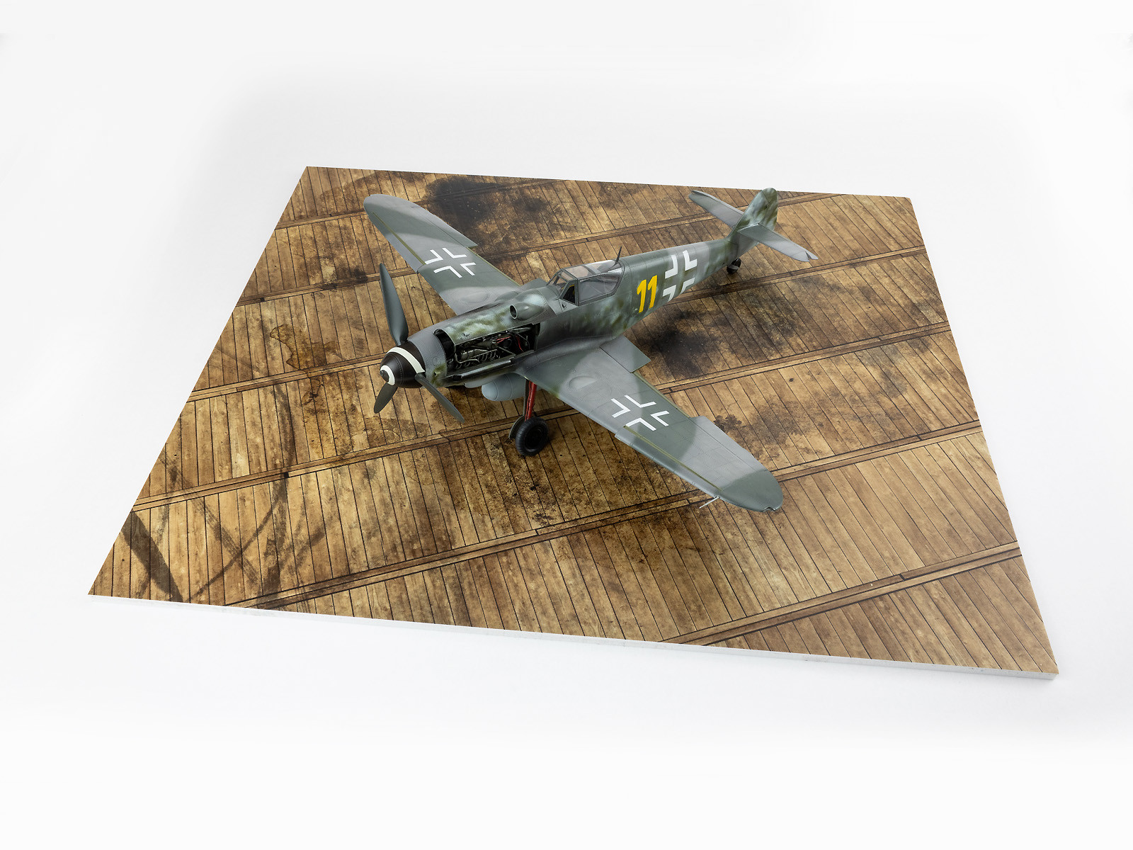 WWII German Wooden Base Type 2 380x320mm