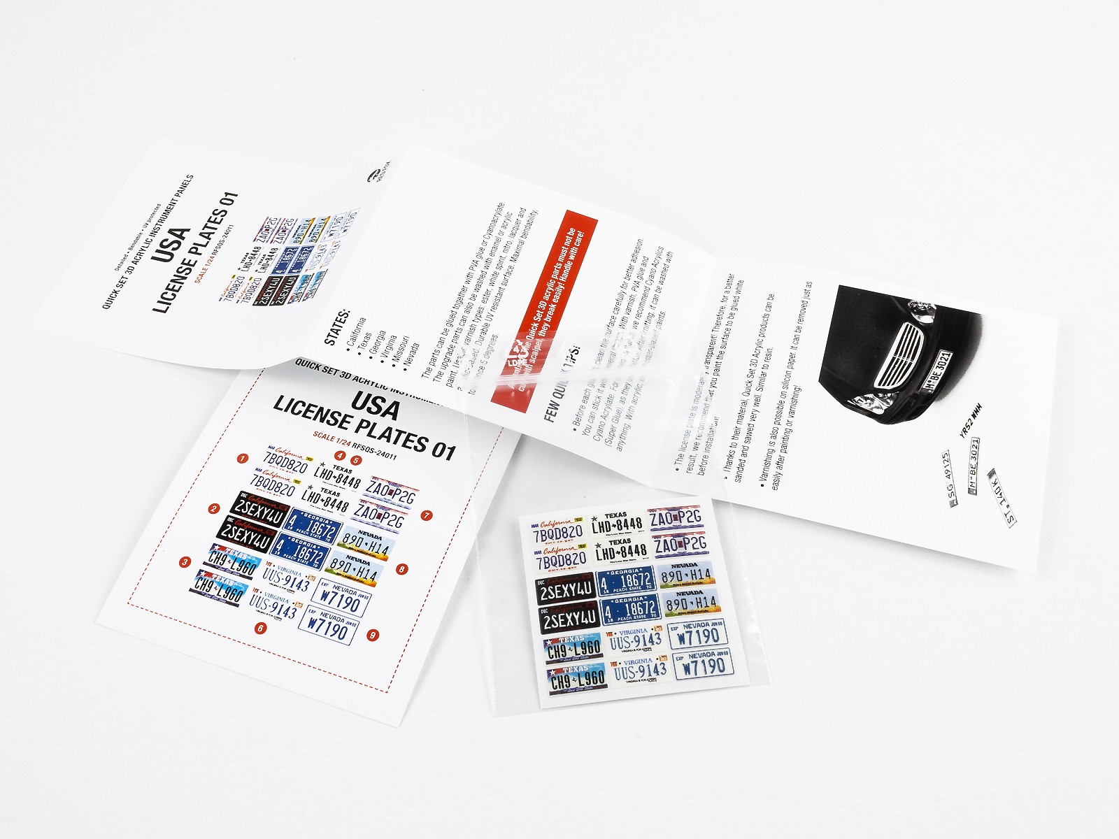 USA License Plates 01