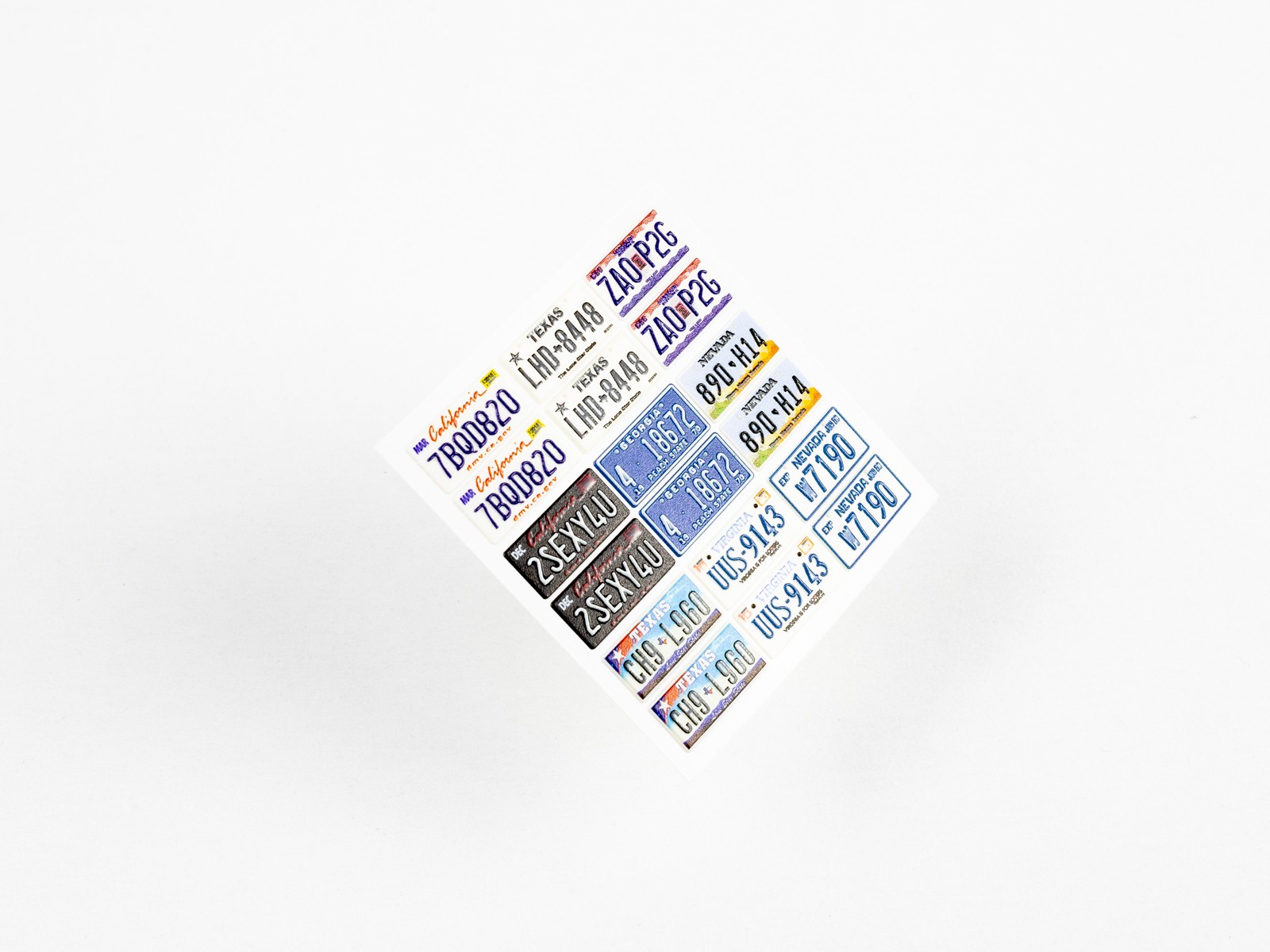 USA License Plates 01