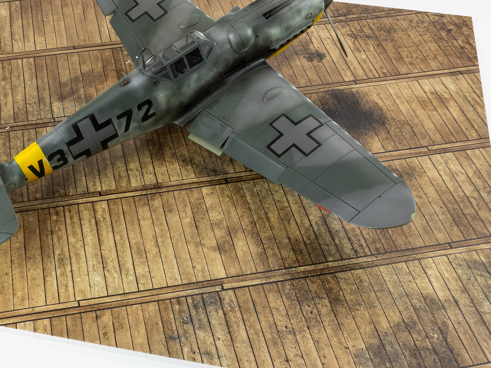WWII German Wooden Base Type 3 380x320mm