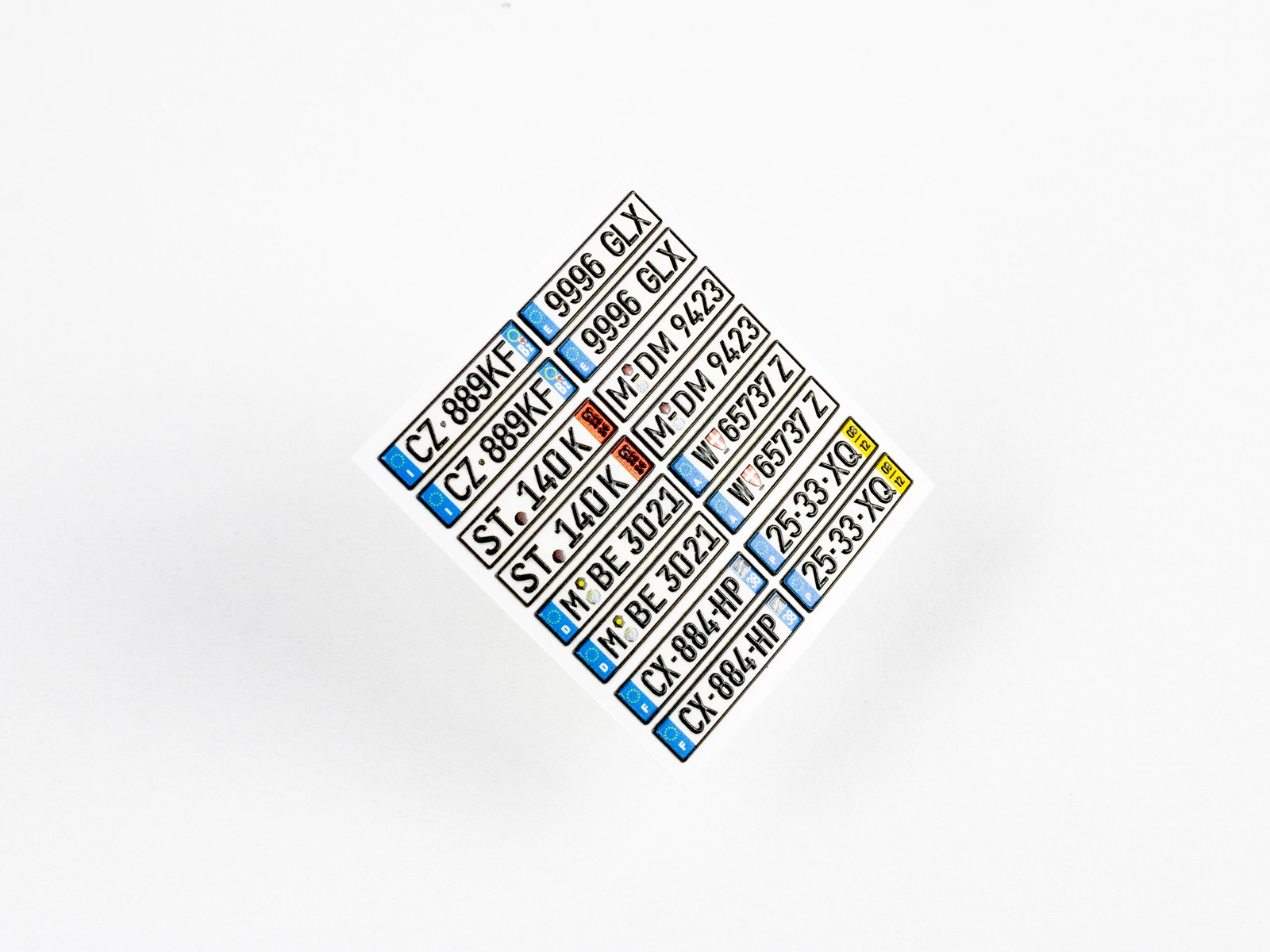 European License Plates 02